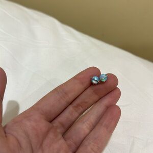 pura vida blue iridescent studs